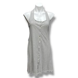 Threads 4 Thought Shirt Dress Tank Women L Striped Maxi Racerback Organic Beachy